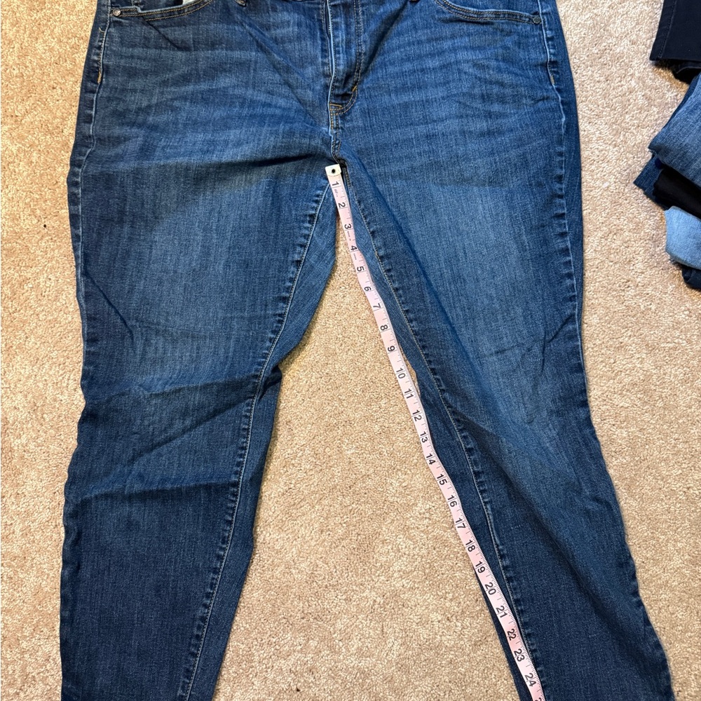 EVRI skinny jeans with stretch 20W